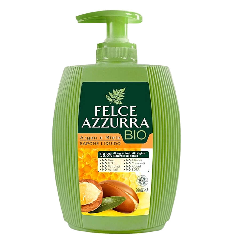 Savon liquide huile d'argan et eco miel 300 ml - FELCE AZZURRA
