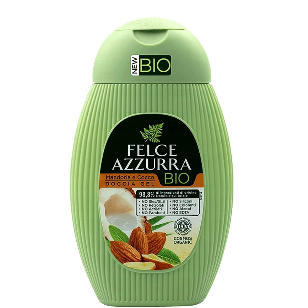 Gel douche écologique amande et noix de coco 250 ml - FELCE AZZURRA