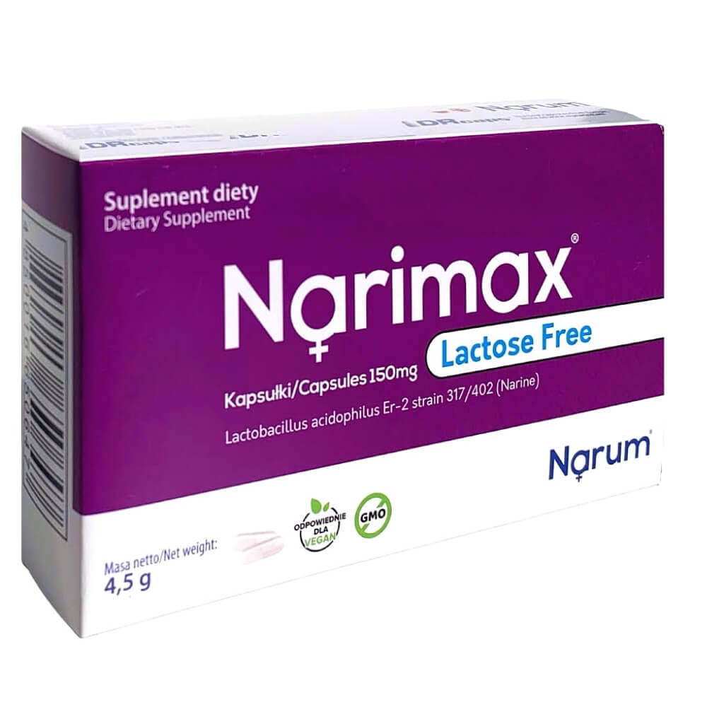 Narimax sans lactose Probiotique narine 150mg sans lactose 10 sachets NARUM