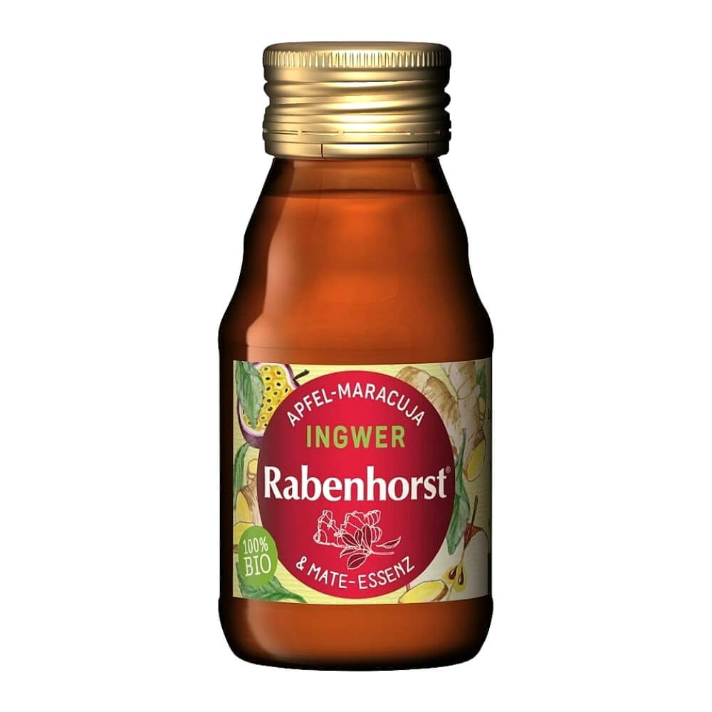 Fruit shot pomme - fruit de la passion au gingembre BIO 60 ml - RABENHORST