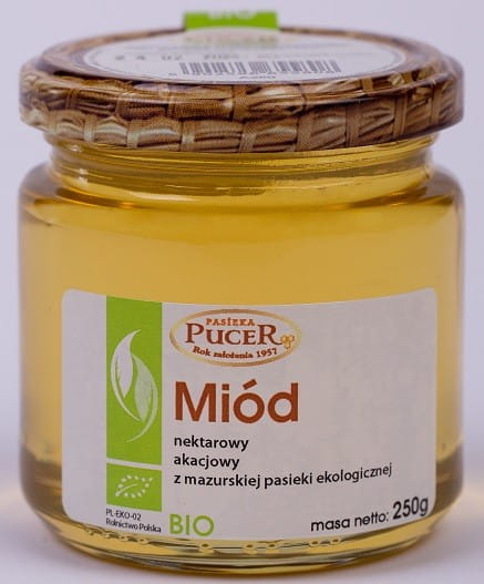 Miel de nectar d'acacia BIO 250 g - PASIEKA PUCER