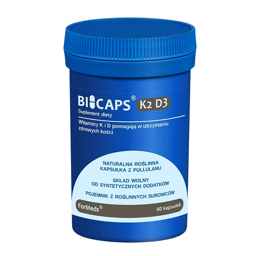 Bicaps K2 100 µg + D3 2000 ui 60 portions 60 gélules FORMEDS