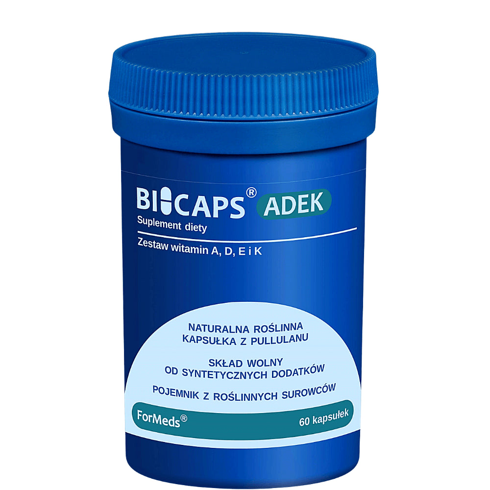 Bicaps ADEK un coffret de vitamines A DE et K 60 gélules FORMEDS