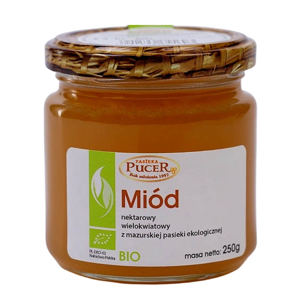 Miel de nectar multifleurs BIO 250 g - PASIEKA PUCER