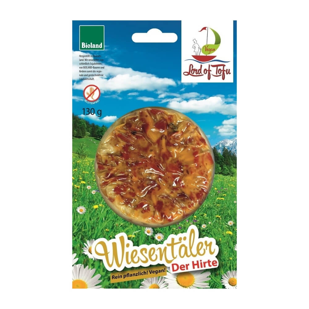 Tofu au poivron rouge sans gluten BIO 130 g - LORD OF TOFU