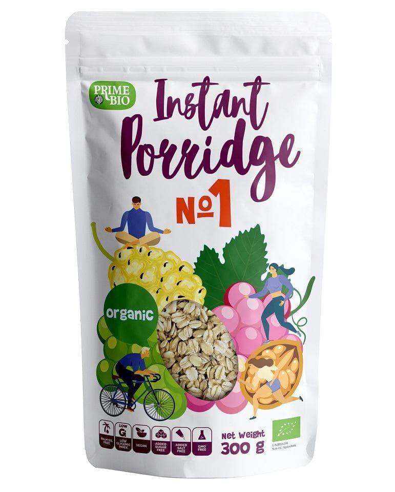 Bouillie instantanée aux raisins secs mûrier blanc et noix (n°1) BIO 300 g - PRIME BIO