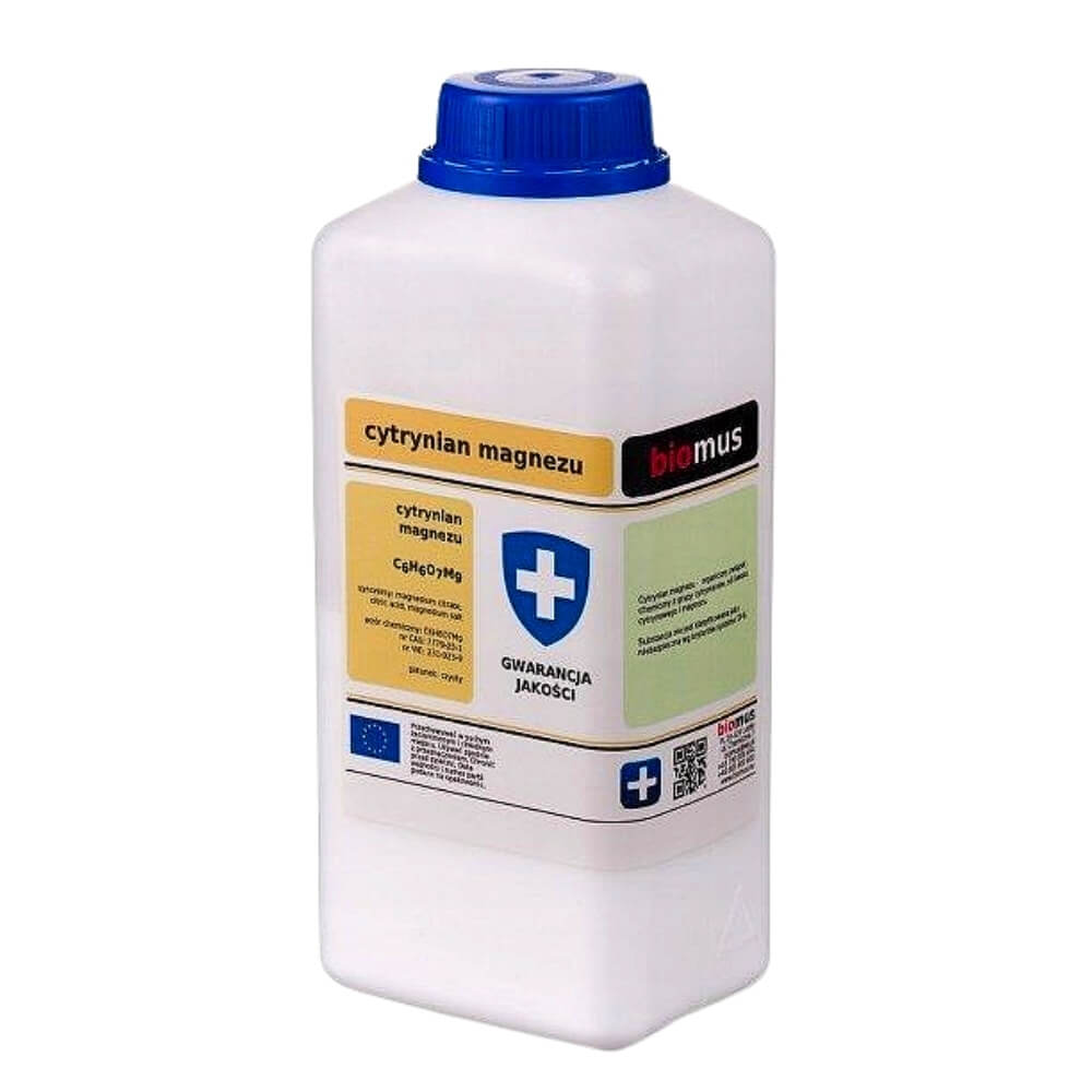 Citrate de Magnésium 500g BIOMUS