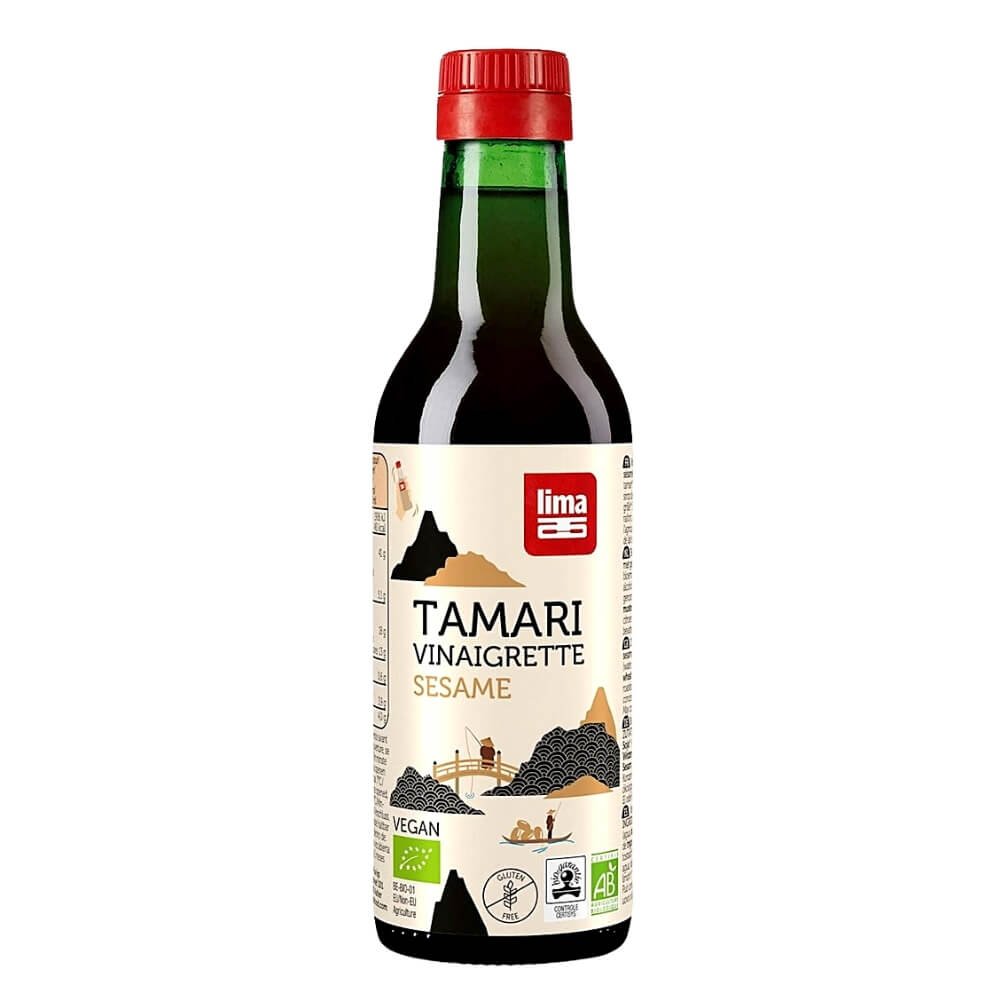 Vinaigrette tamari aux graines de sésame sans gluten BIO 250 ml - LIMA