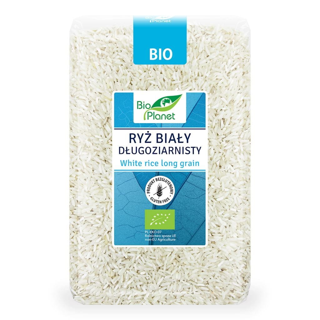 Riz blanc à grains longs sans gluten BIO 1 kg - BIO PLANET