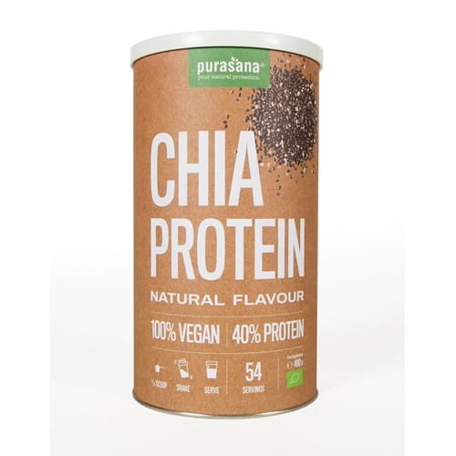 Protéine de graines de chia sans gluten BIO 400 g - PURASANA