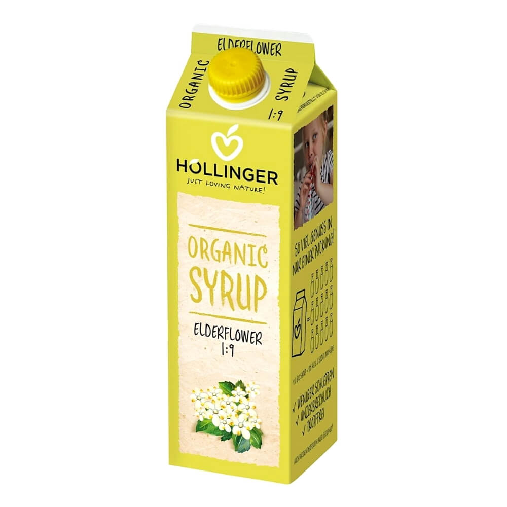 Sirop fleur de sureau BIO 1000 ml - HOLLINGER