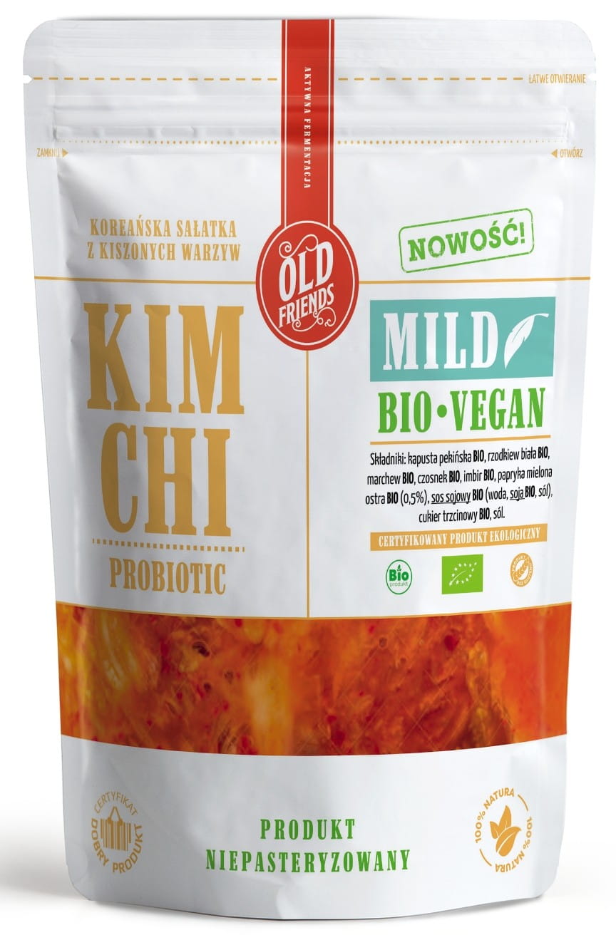 Kimchi vegan doux BIO 250 g - OLD FRIENDS
