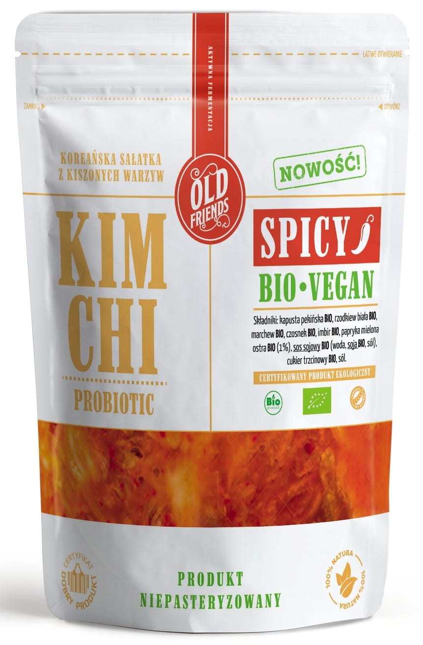 Kimchi vegan épicé BIO 250 g - OLD FRIENDS