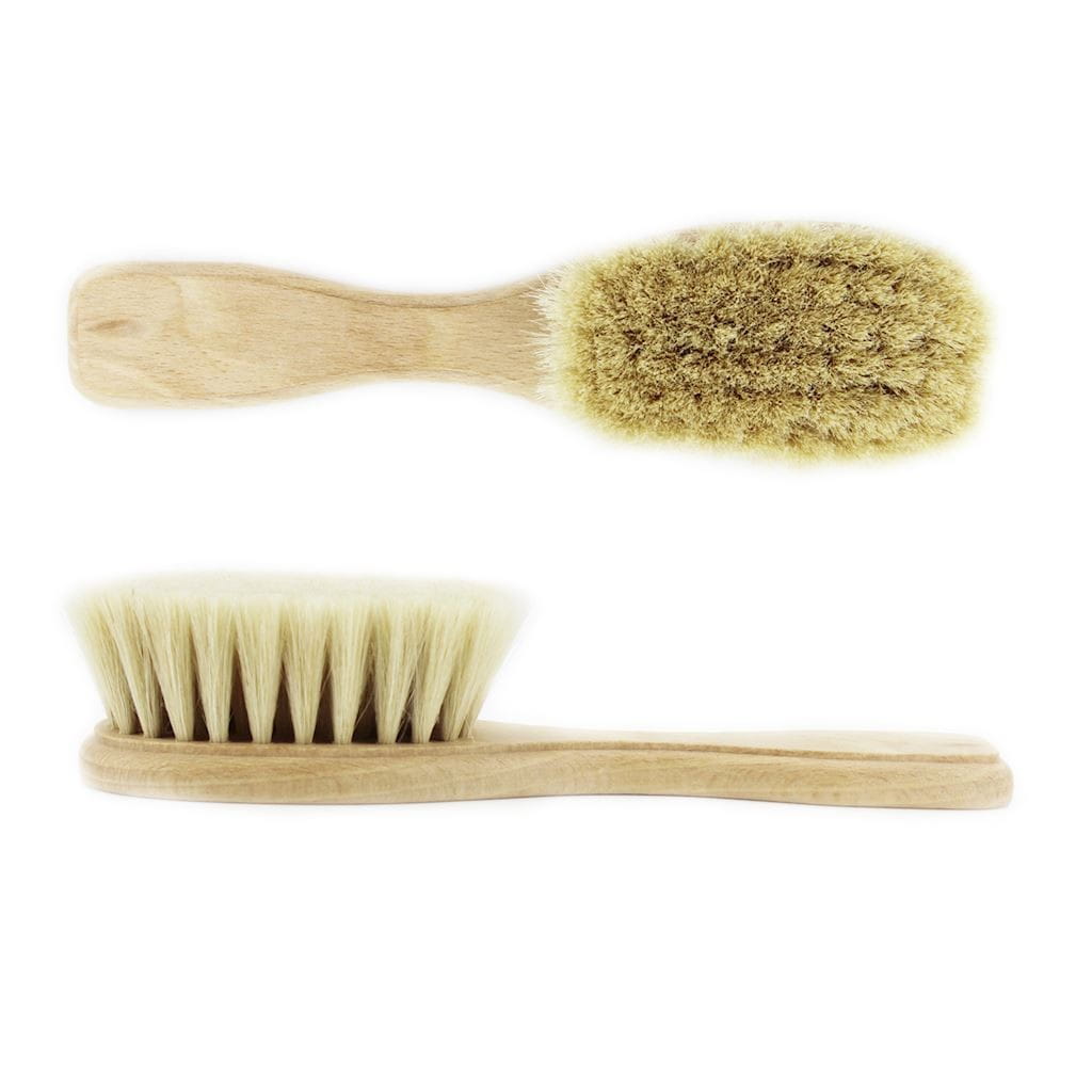 Brosse à cheveux bébé avec poils de chèvre - STARMANN