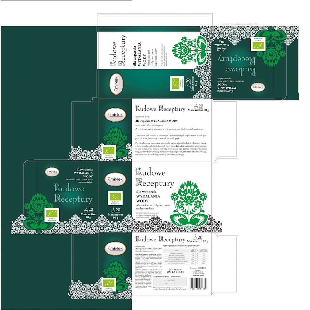 Tisane d'expulsion d'eau BIO (20 x 25 g) 50 g - MIR - MEDICAMENT