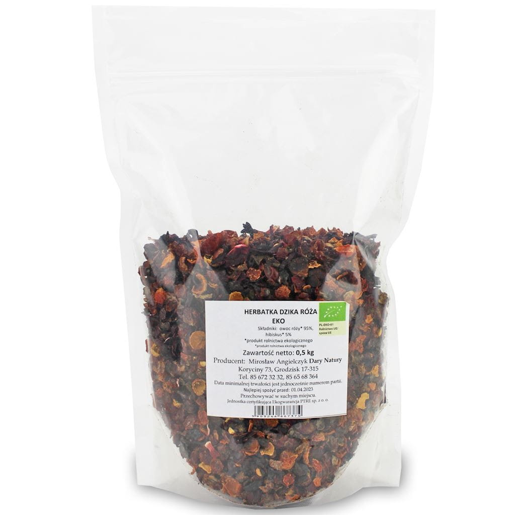 Tisane d'églantier à l'hibiscus BIO 500 g - HORECA CADEAUX DE LA NATURE
