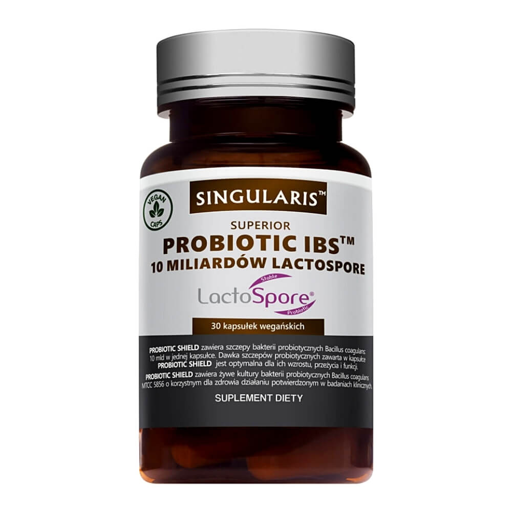 Probiotique ibs 10 milliards de lactospore 30 gélules végétaliennes SINGULARIS