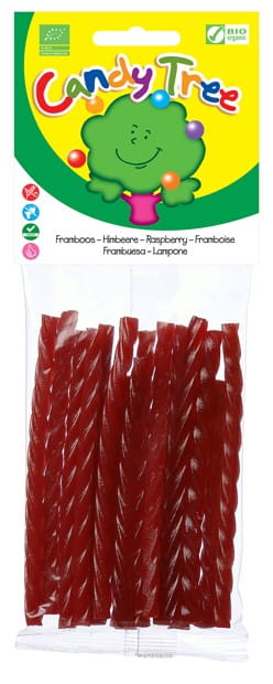 Gelée spirale au goût framboise sans gluten BIO 75 g - CANDY TREE
