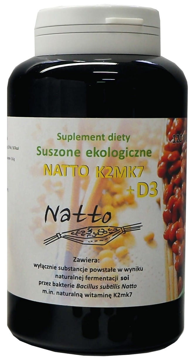 Soja séché fermenté + Vitamine D3 120 comprimés - NATTO
