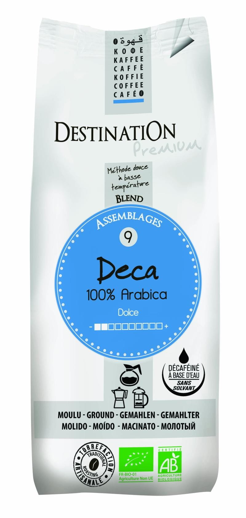 Café moulu décaféiné 250g EKO DESTINATION