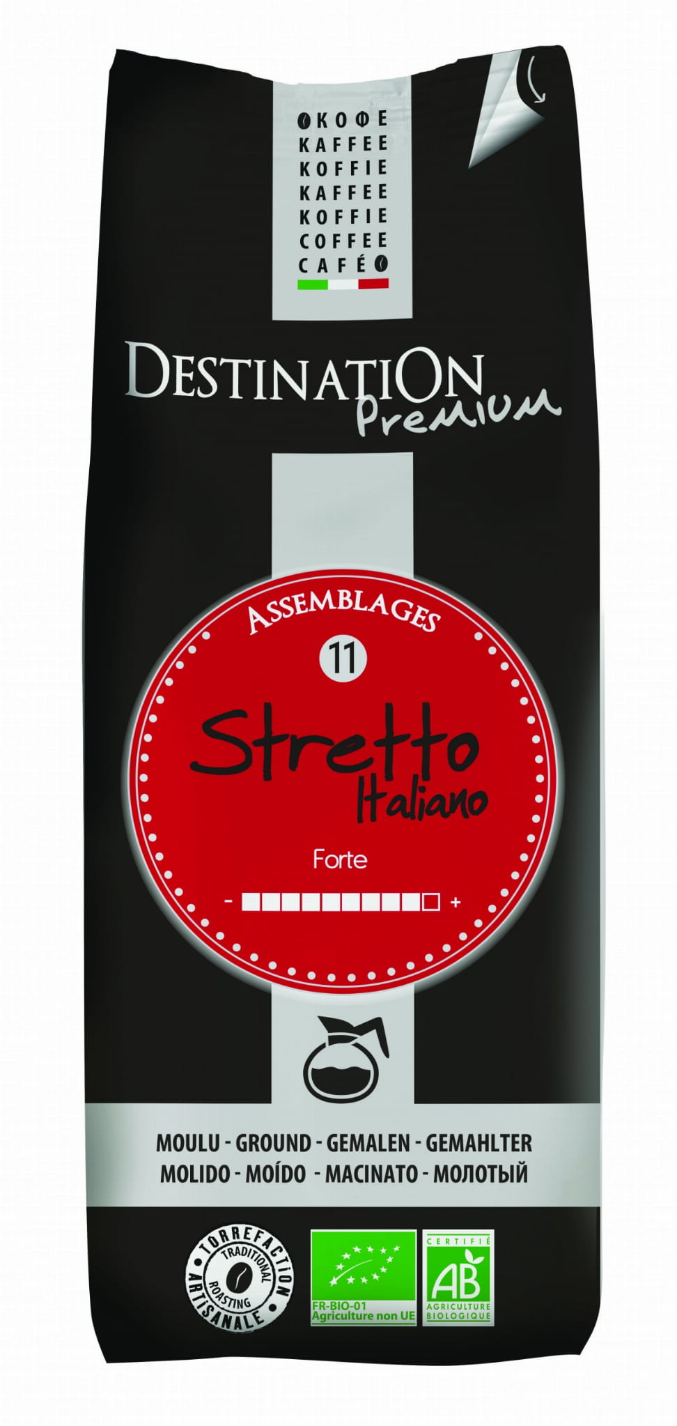 Café Stretto moulu 250g EKO DESTINATION
