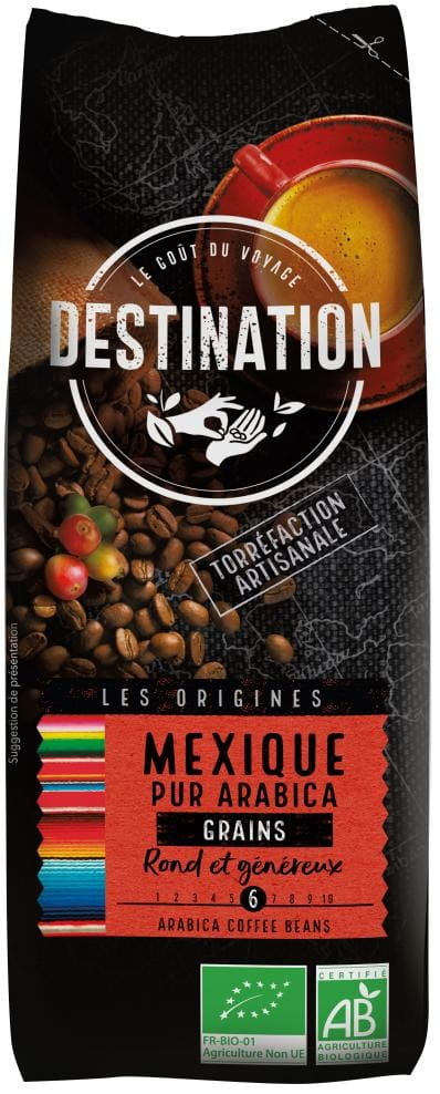 Café 100% arabica mexico grains 250g EKO DESTINATION