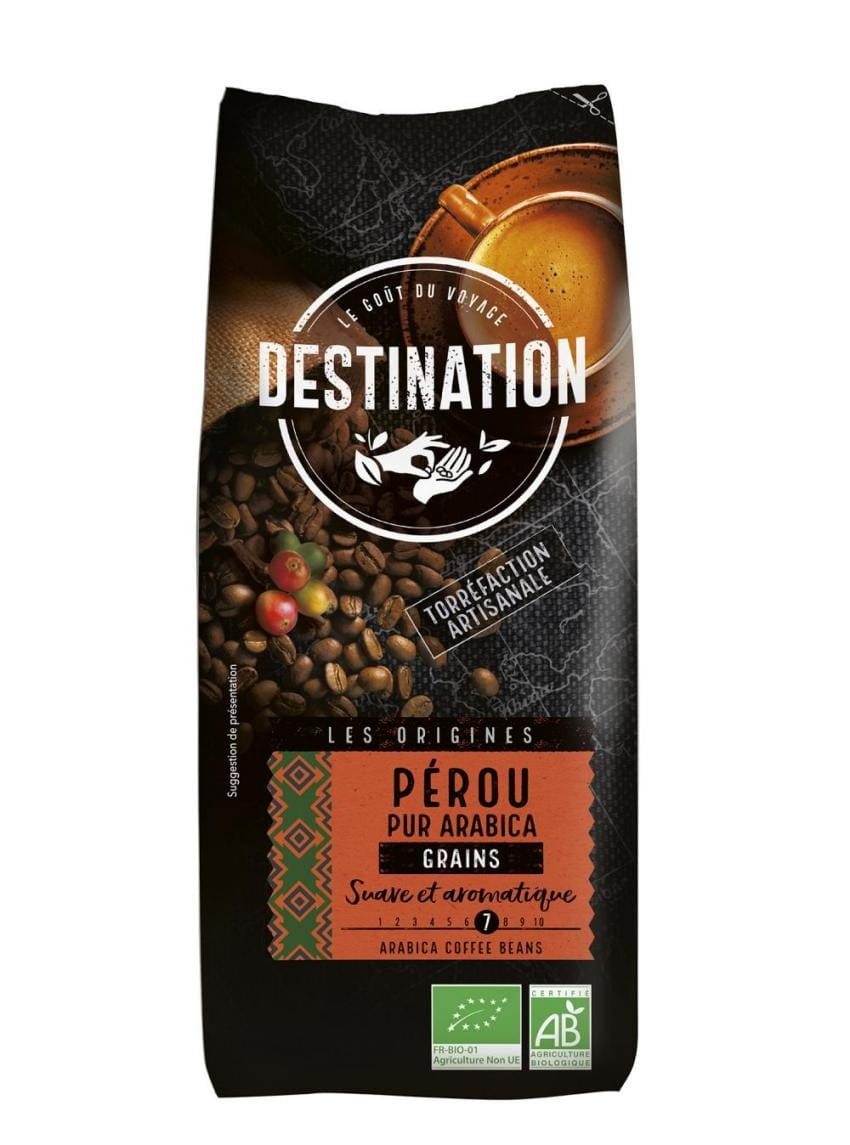 Café pérou l'inca grains 1kg EKO DESTINATION