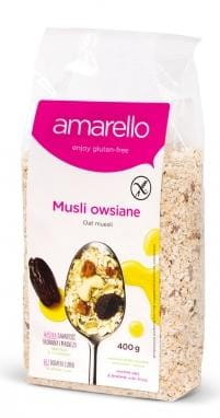 Muesli à l'avoine sans gluten sans sucre 400g AMARELLO