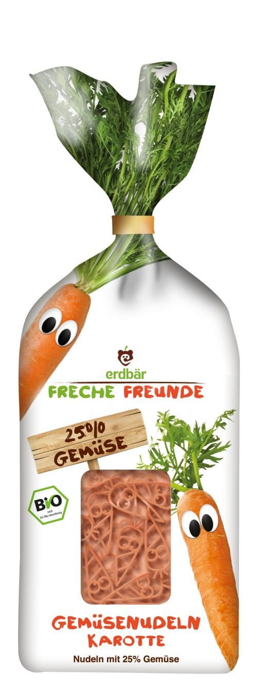 Nouilles de légumes aux carottes 300g EKO ERDBAR