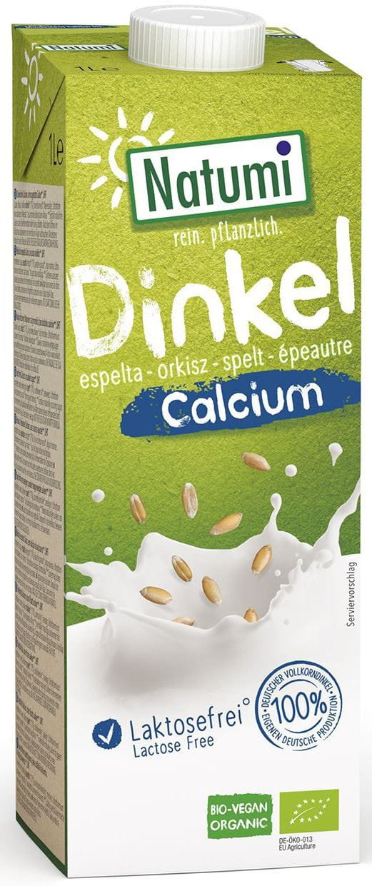 Boisson à l'épeautre au calcium d'algues marines BIO 1000 ml - NATUMI