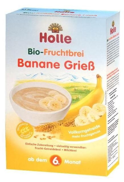 Bouillie de blé entier à la banane sans produits laitiers 250g EKO HOLLE