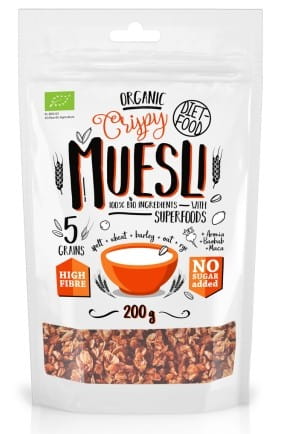 Muesli aux superaliments sans sucre 200g ECO DIET - FOOD