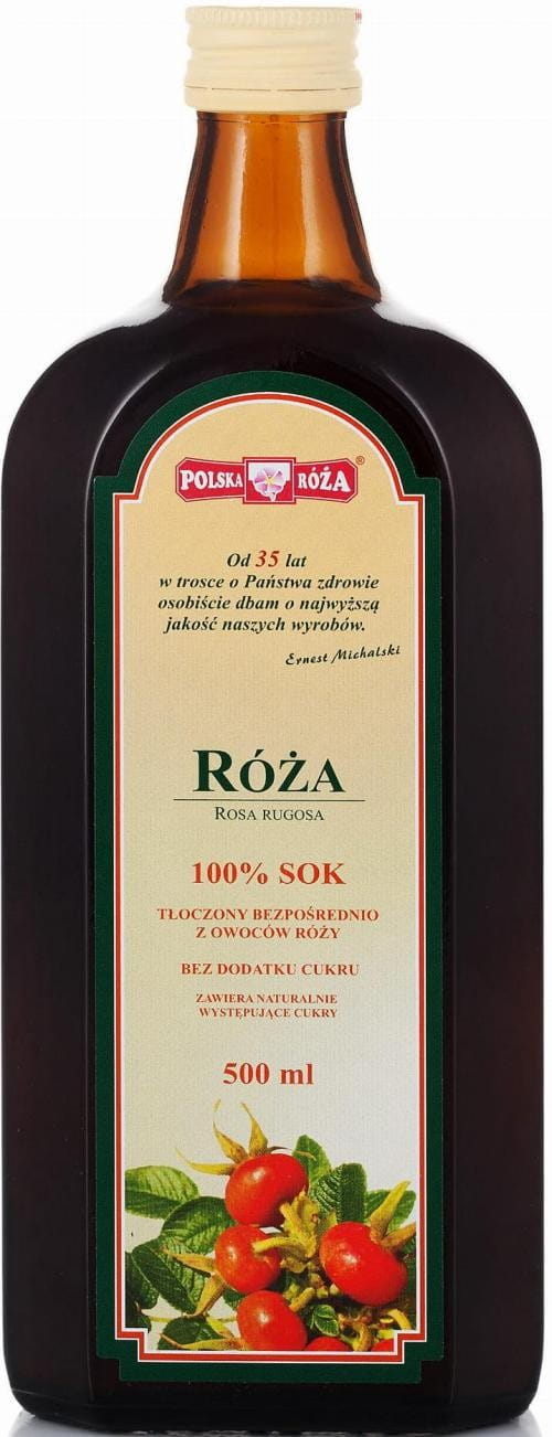 100% jus de rose 500ml POLISH ROSE