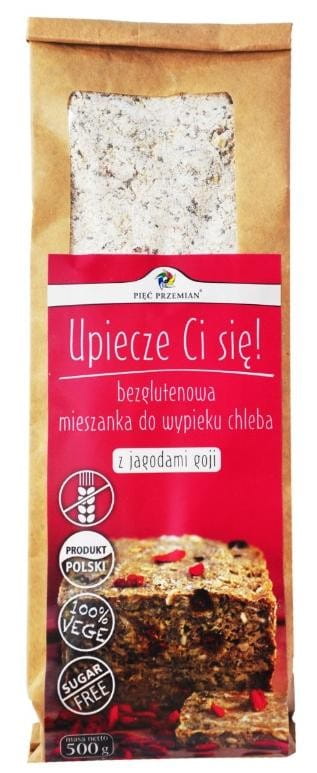 Mélange pour pain aux baies de goji sans gluten 500g CINQ CHANGEMENTS
