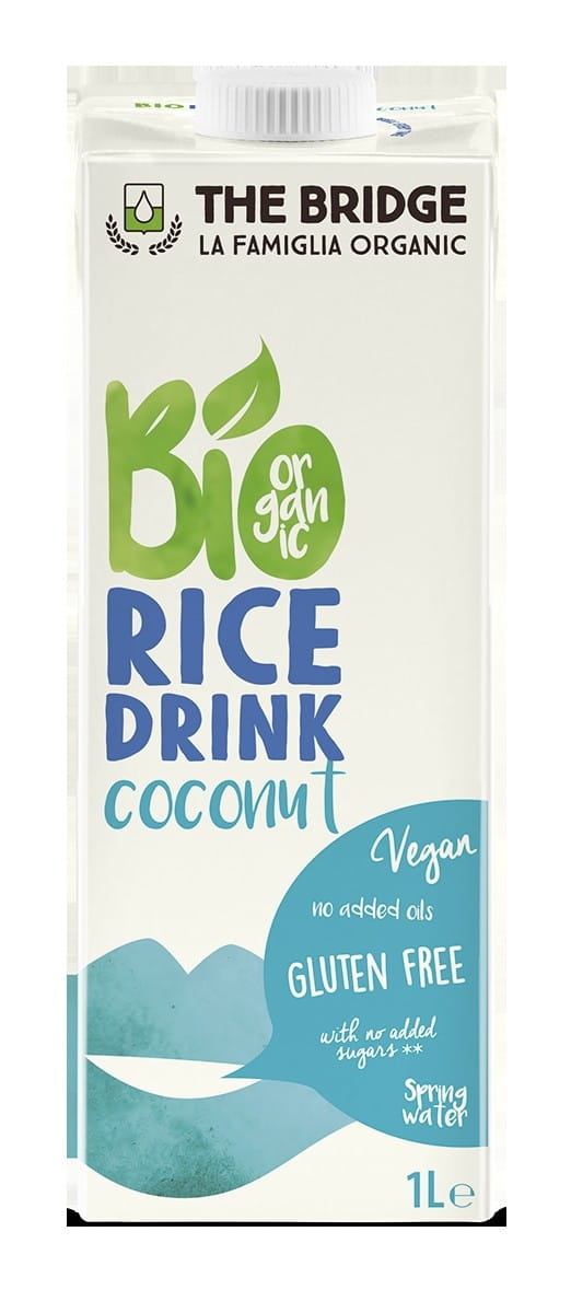 Boisson de riz à la noix de coco sans gluten 1000ml EKO THE BRIDGE