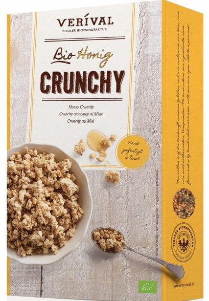 Muesli croquant au miel 375g EKO VERIVAL