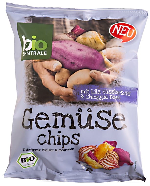 Chips multi-légumes sans gluten 80g ECO BIO - ZENTRALE