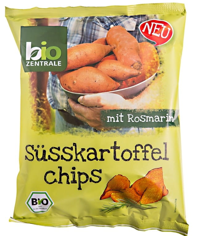 Chips de patate douce au romarin sans gluten 75g ECO BIO - ZENTRALE