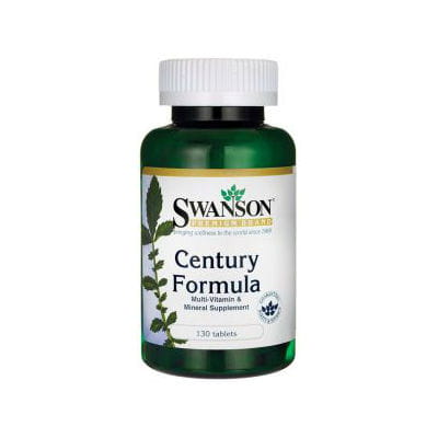 Formule Century multivitamines avec minéraux de fer 130 comprimés SWANSON