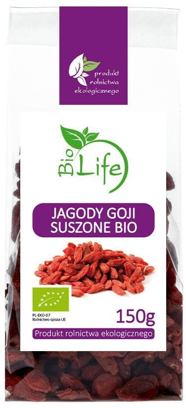 Baies de goji séchées 150g ECO BIO LIFE
