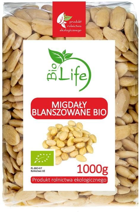Amandes blanchies 1 kg EKO BIO LIFE