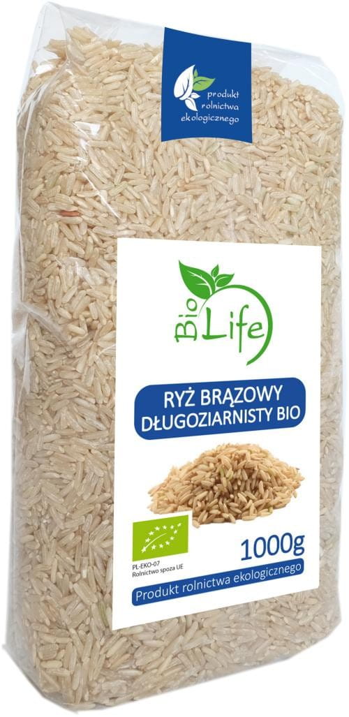 Riz complet à grains longs 1 kg EKO BIO LIFE