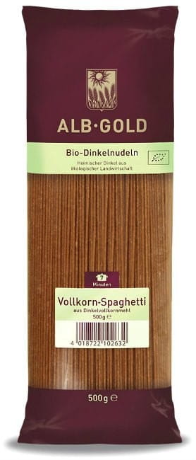 Spaghetti pâtes épeautre complet 500g EKO ALB GOLD