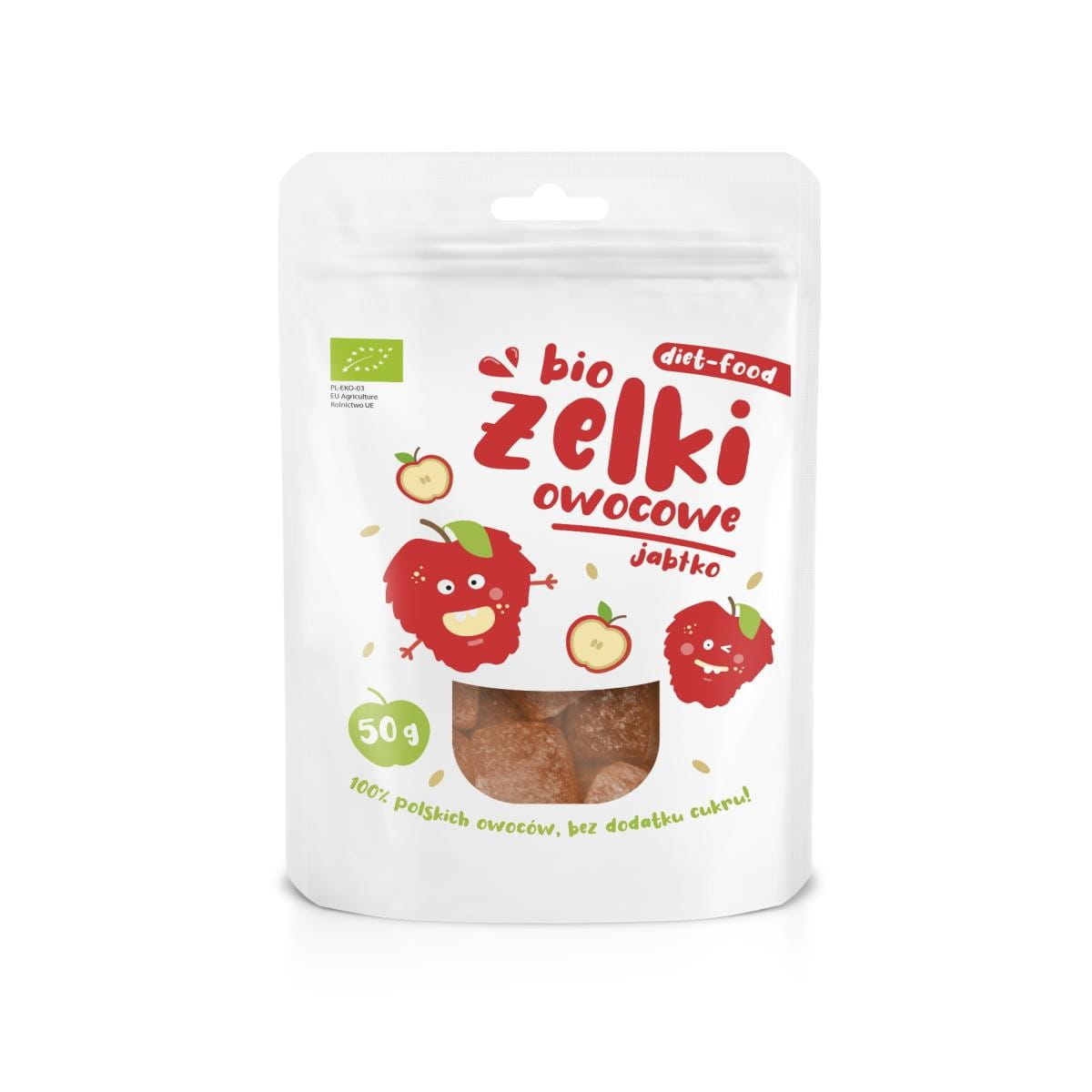 Jelly beans à la pomme 50g EKO DIET - FOOD