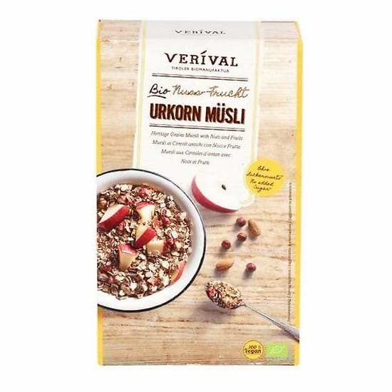 Muesli aux noix et fruits 325g EKO VERIVAL