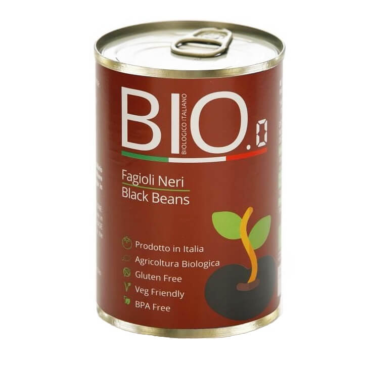 Haricots noirs en conserve sans gluten 400g EKO GESTAL