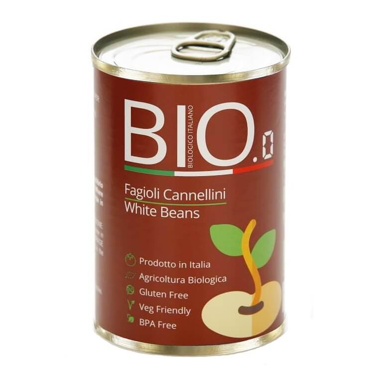 Haricots Cannelini en boîte sans gluten 400g EKO GESTAL