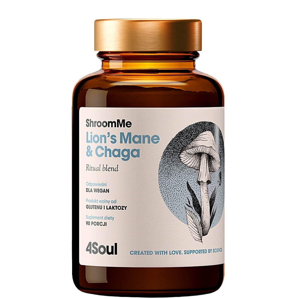 Shroomme crinière de lion & chaga crinière de lion & chaga hypocortex 4soul poudre 90 portions HEALTHLABS