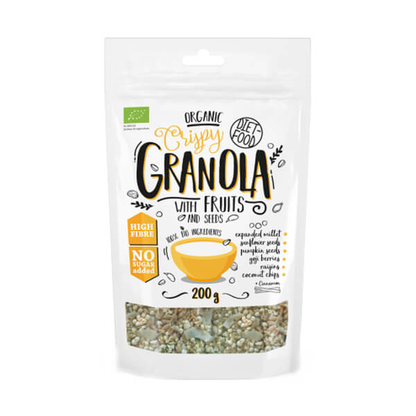 Granola aux fruits 200g ECO DIET - FOOD