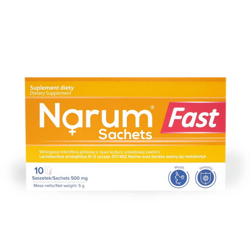 NARUM rapide sachets narine 500 MG 10 sachets NARUM